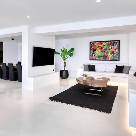 וילה Dazzling Mykonos Lvellie 6 Bedrooms Unique Aegean Sea Views Private Infinity Pool Two Private Jacuzzis Psarou *