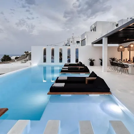 Villa Dazzling Mykonos Villa Villa Lvellie 6 Bedrooms Unique Aegean Sea Views Private Infinity Pool Two Private Jacuzzis Psarou Beach