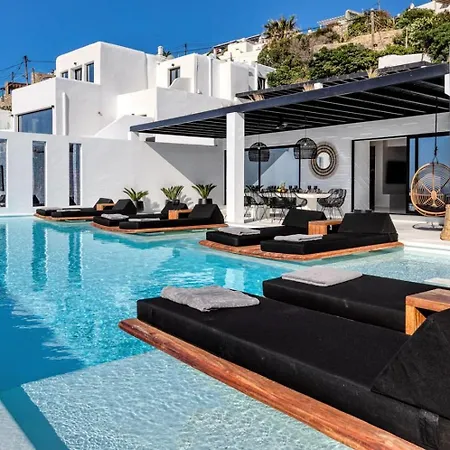 Villa Dazzling Mykonos Villa Villa Lvellie 6 Bedrooms Unique Aegean Sea Views Private Infinity Pool Two Private Jacuzzis Psarou Beach *
