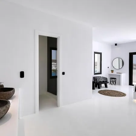 Dazzling Mykonos Villa Villa Lvellie 6 Bedrooms Unique Aegean Sea Views Private Infinity Pool Two Private Jacuzzis Psarou Beach Villa *
