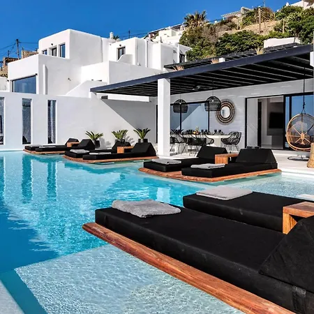 Villa Dazzling Mykonos Villa Villa Lvellie 6 Bedrooms Unique Aegean Sea Views Private Infinity Pool Two Private Jacuzzis Psarou Beach *