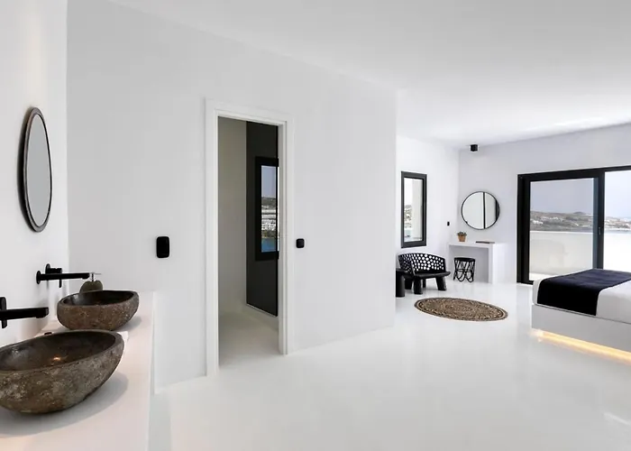 Villa Dazzling Mykonos Lvellie 6 Bedrooms Unique Aegean Sea Views Psarrou