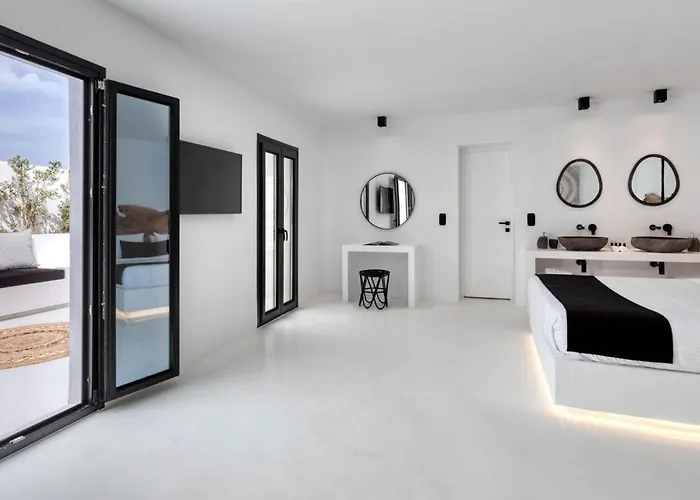 Villa Dazzling Mykonos Lvellie 6 Bedrooms Unique Aegean Sea Views