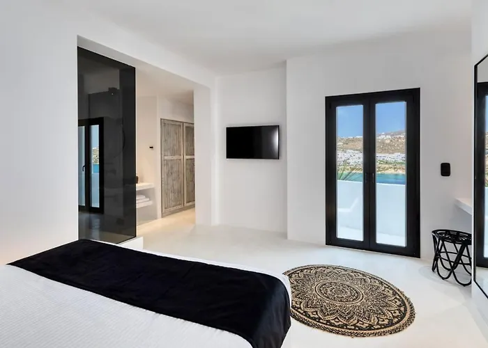 Dazzling Mykonos Lvellie 6 Bedrooms Unique Aegean Sea Views *