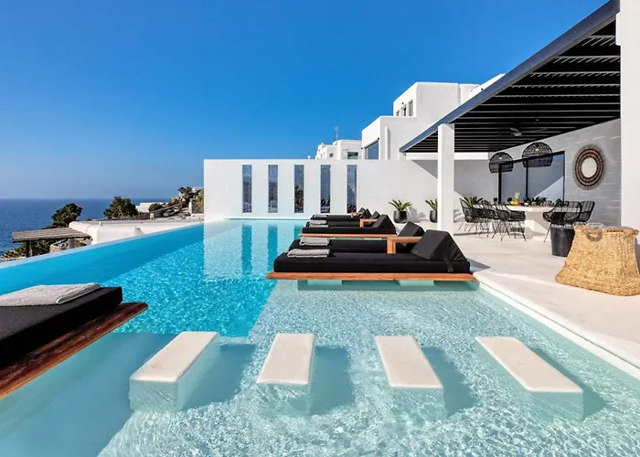 Dazzling Mykonos Lvellie 6 Bedrooms Unique Aegean Sea Views